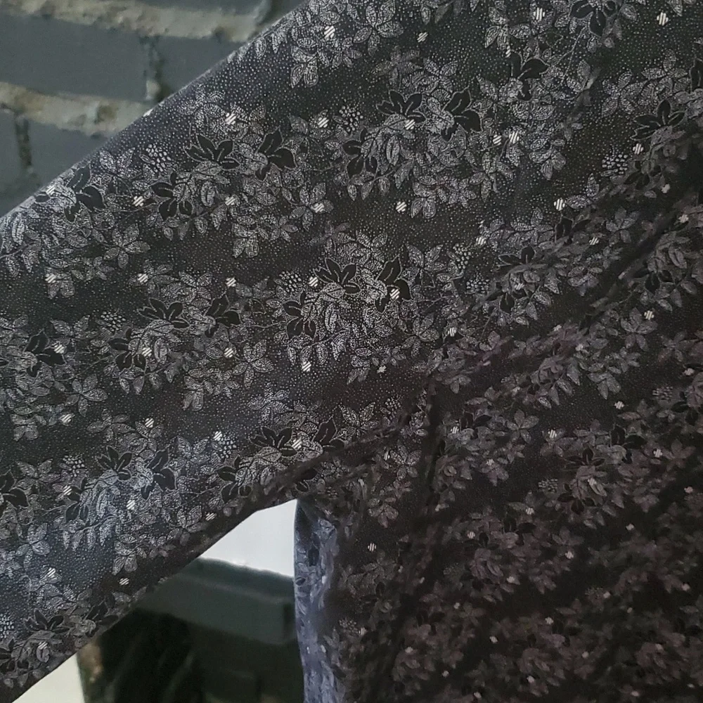 Denim & Flower floral design long sleeve shirt - Picture 2 of 8